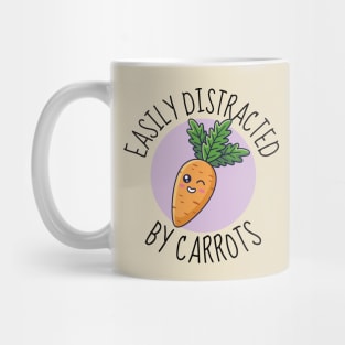 Easily Distracted By Carrots Funny Mug